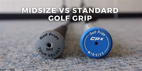 golf grips midsize vs jumbo.